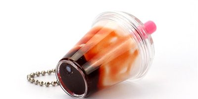 Coffee milk tea acrylic keychains with good price (1)