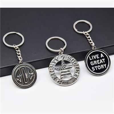 Factory price personalized cheap enamel keychain (3)