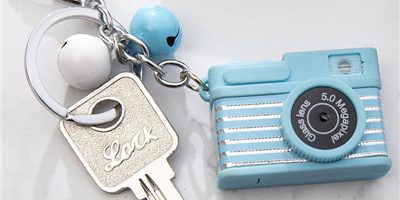 Promotion 3D mini camera led Light keychain (1)