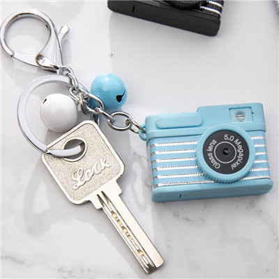 Promotion 3D mini camera led Light keychain (1)