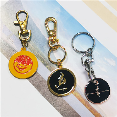 Supply metal zinc alloy cheap custom enamel keychain (2)