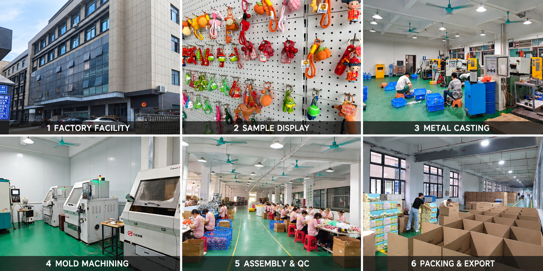 Keychain factory manufacturing and production overview