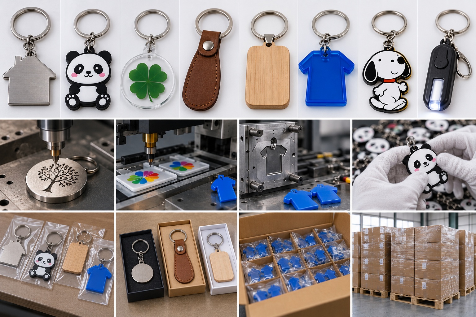 Keychains production