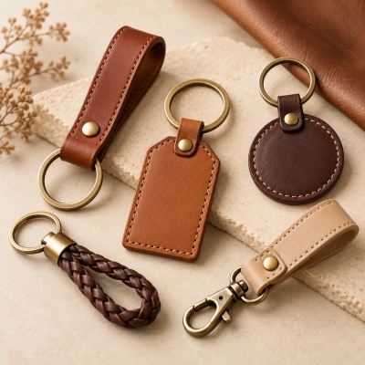 Leather Keychains